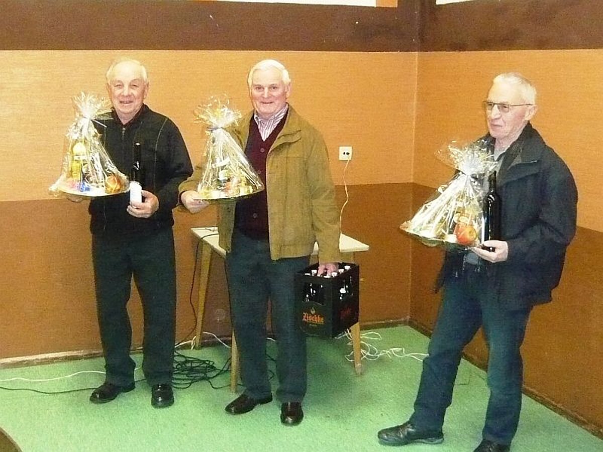 Die drei „Gründungsväter“: Helmut Bröder, Kurt Kunz und Helmut Heymann (von links nach rechts)